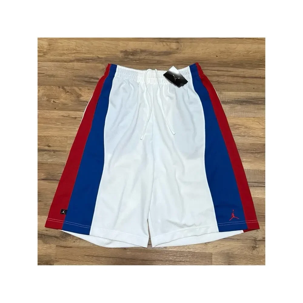 2008 Air Jordan USA Red White Blue Basketball 277024-106 Shorts